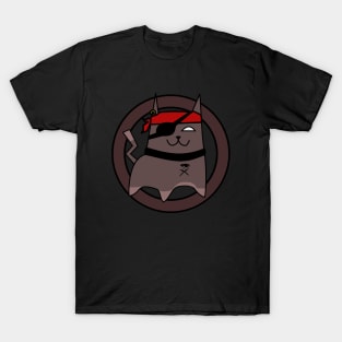 Cute Pirate Cat | Pirate Kitten | That Cat T-Shirt